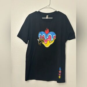 DTLR MENS FIFTH LOOP DRIPPING HEART TEE